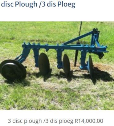 3 Disc Plough / 3 Disc Ploeg