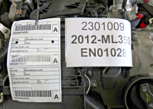 Mercedes ML350 Engine