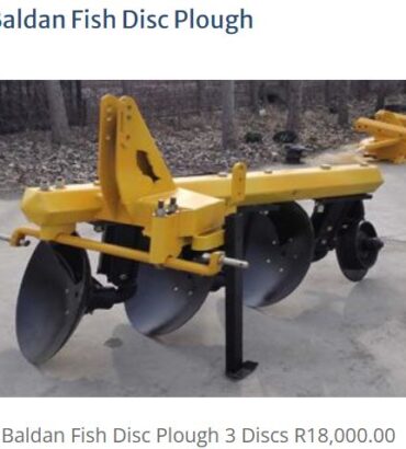 Baldan Fish Disc Plough 3 Disc